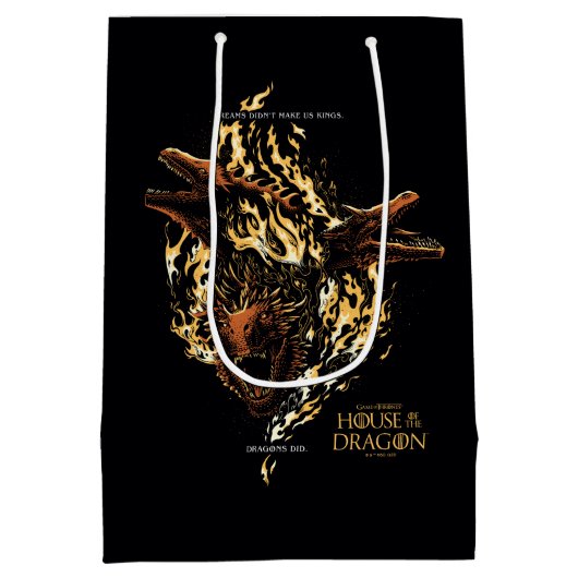 Dreams maakten ons geen koningen. Dragons wel. Medium Cadeauzakje (Achterkant)