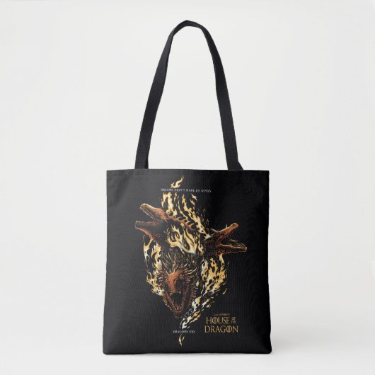 Dreams maakten ons geen koningen. Dragons wel. Tote Bag (Voorkant)