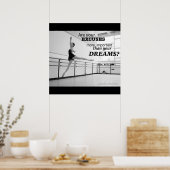 Dreams Motivatie Ballet Poster 24x24 (Keuken)
