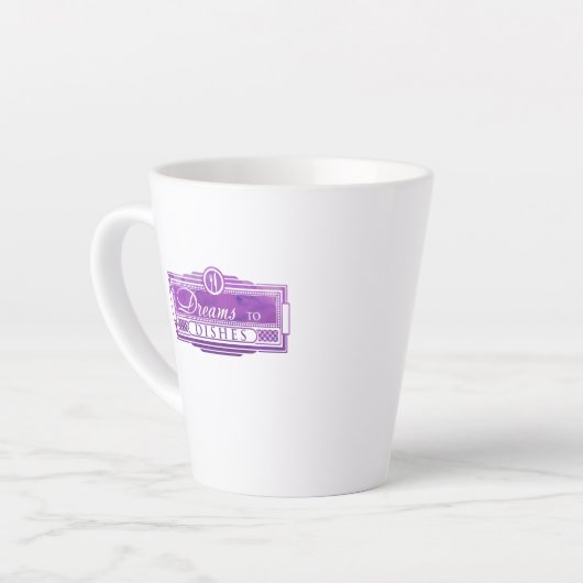 Dreams naar de latte mok van de Vernis (Linkerhoek)