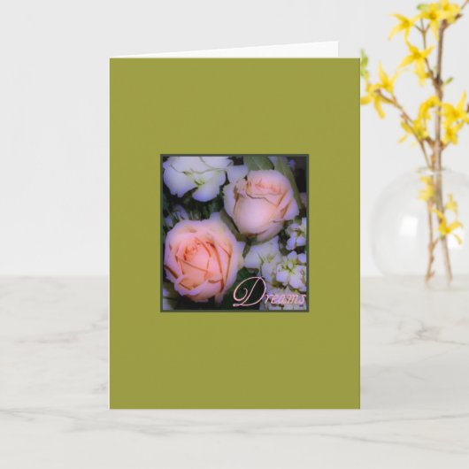 Dreams Note Cards Kaart (Gele Bloem)