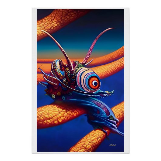 Dreams of a Bohemian Slug Perfect Poster (Voorkant)