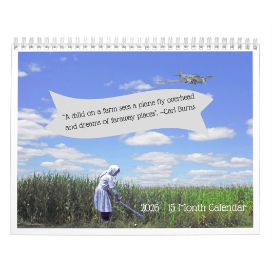 "Dreams Of Faraway Places" 2026 15-Month Calendar Kalender (Hoes)