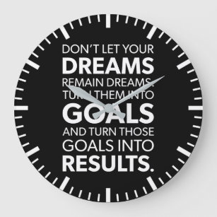 Dreams omzetten in doelen - Motivatie succes Grote Klok