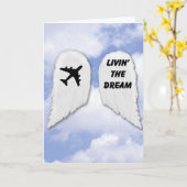 Dreams op Wings Kaart (Gele Bloem)