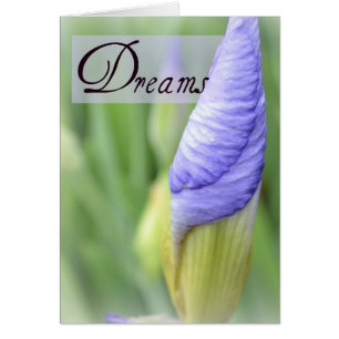 Dreams- Paarse Iris-kaart