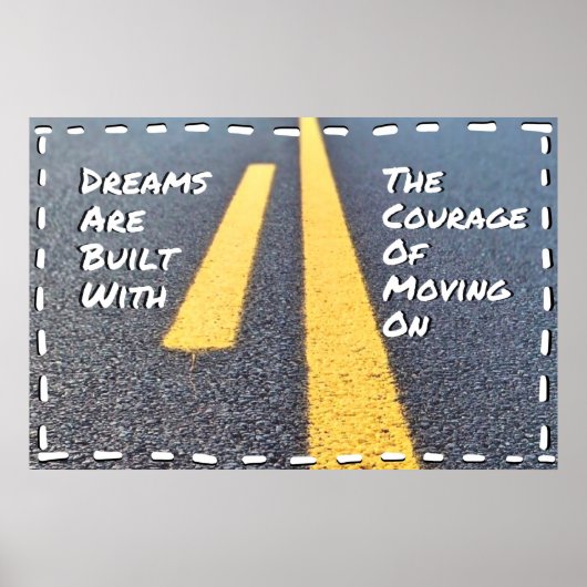 "Dreams" Positief Poster voor wandkunst (Voorkant)