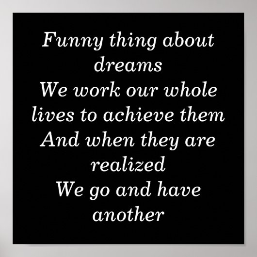 Dreams Poster (Voorkant)