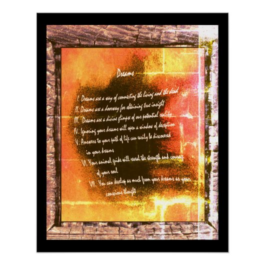 Dreams Poster (Voorkant)