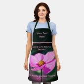 Dreams Quote Cosmos Flower Inspirational   Schort (Gedragen)