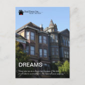 Dreams Real Estate briefkaart (Voorkant)