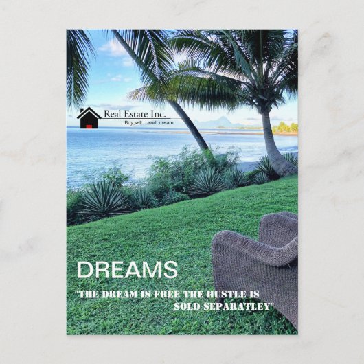 Dreams Real Estate briefkaart (Voorkant)