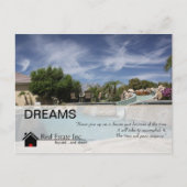 Dreams Real Estate briefkaart (Voorkant)