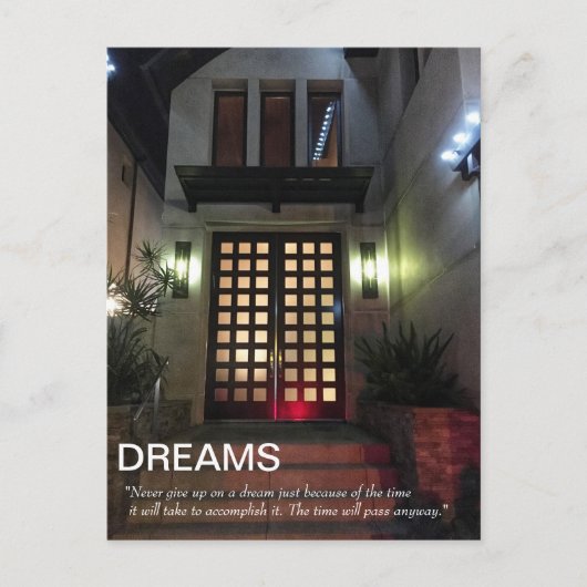 Dreams Real Estate briefkaart (Voorkant)