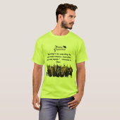 Dreams Take Flight veiligheids groen T-shirt (Voorkant volledig)
