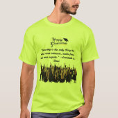 Dreams Take Flight veiligheids groen T-shirt (Voorkant)