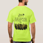 Dreams Take Flight veiligheids groen T-shirt (Achterkant)