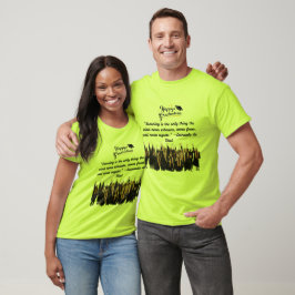 Dreams Take Flight veiligheids groen T-shirt