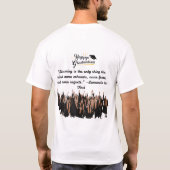 Dreams Take Flight wit T-shirt (Achterkant)