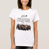 Dreams Take Flight wit T-shirt (Voorkant)