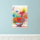 dreams through the fabric of dawn canvas afdruk (Insitu (Houten vloer))