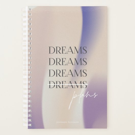 Dreams to Plans Personalized Gradient Planner (Voorkant)