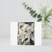 Dreams van Aubrey Beardsley Briefkaart (Staand voorkant)