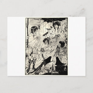 Dreams van Aubrey Beardsley Briefkaart