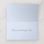 Dreams van de Open Road Motorcycle Wedding Plaatskaartje (Binnenkant ongevouwen)