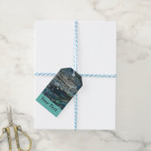 Dreams van het abstracte schilderij in de Oceaan Cadeaulabel (Met Touw)