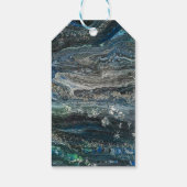 Dreams van het abstracte schilderij in de Oceaan Cadeaulabel (Achterkant)