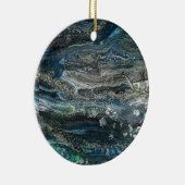 Dreams van het abstracte schilderij Ocean'20 Keramisch Ornament (Rechts)