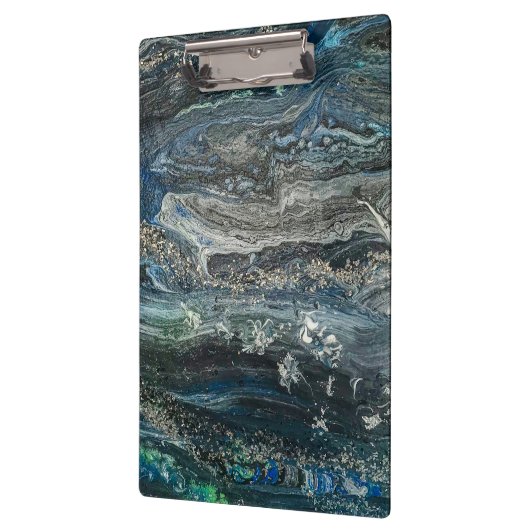 Dreams van het abstracte schilderij Ocean'20 Klembord (Links)