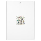 Dreams van het abstracte schilderij Ocean'20 Klembord (Achterkant)