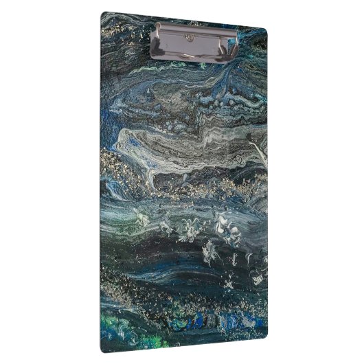 Dreams van het abstracte schilderij Ocean'20 Klembord (Rechts)