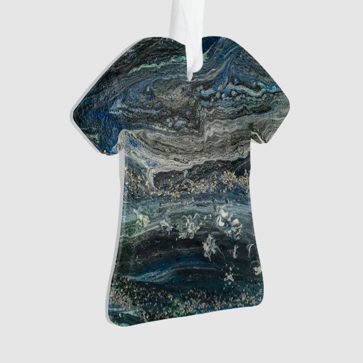 Dreams van het abstracte schilderij Ocean'20 Ornament (voorkant)