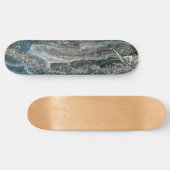 Dreams van het abstracte schilderij Ocean'20 Persoonlijk Skateboard (Horizontaal)
