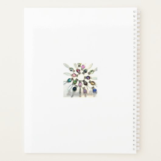 Dreams van het abstracte schilderij Ocean'20 Planner (Achterkant)