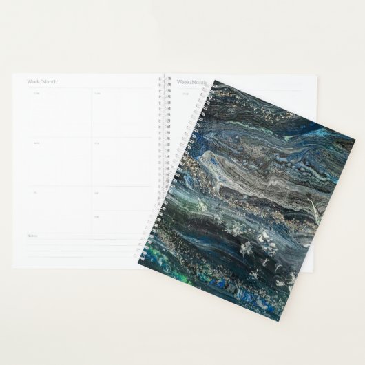 Dreams van het abstracte schilderij Ocean'20 Planner (Display)
