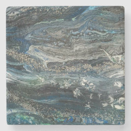 Dreams van het abstracte schilderij Ocean'20 Stenen Onderzetter