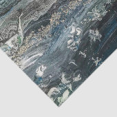 Dreams van het abstracte schilderij Ocean'20 Tissuepapier (Detail)