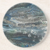 Dreams van het abstracte schilderij Ocean'20 Zandsteen Onderzetter (Voorkant)