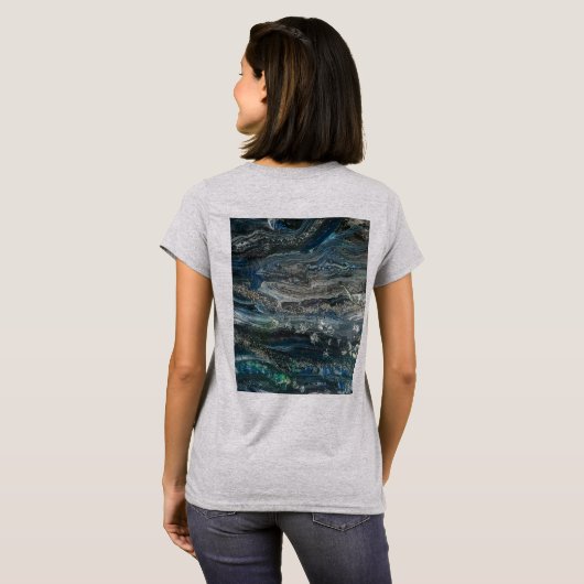 Dreams van het abstracte schilderij T-Shirt van de (Achterkant volledig)