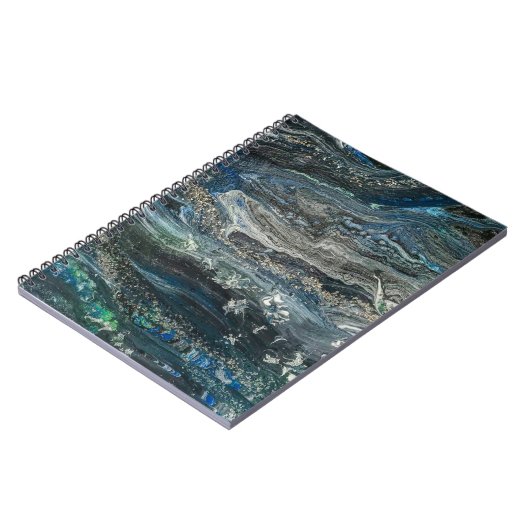 Dreams van het abstracte zee van de Ocean'20 Notitieboek (Linkerzijde)