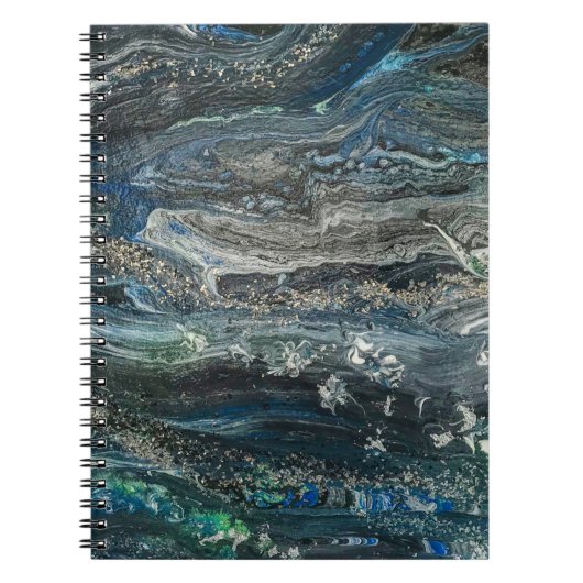 Dreams van het abstracte zee van de Ocean'20 Notitieboek (Voorkant)