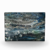 Dreams van het acrylschilderij Ocean'19 in grijs Fotoblokken (Voorkant)