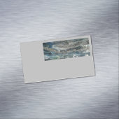 Dreams van het acrylschilderij Ocean'19 in grijs Magnetisch Visitekaartje (Voorbeeld)