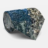 Dreams van het acrylschilderij Ocean'19 in grijs Stropdas (Opgerold)