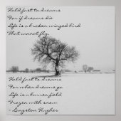 Dreams van Langston Hughes Poster (Voorkant)