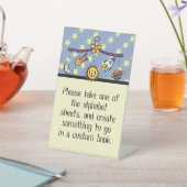 Dreams van ruimtetoestel mobiele voetafdruk reclamebord met voetstuk (Insitu)